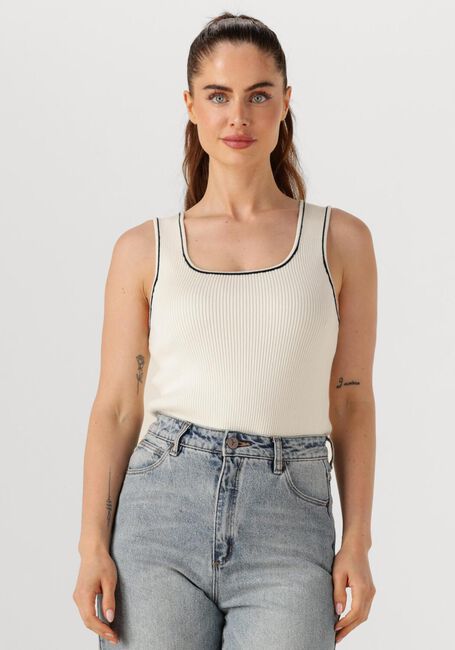 Weiße SELECTED FEMME Top SLFKAMMA JENNY SL KNIT TOP - large
