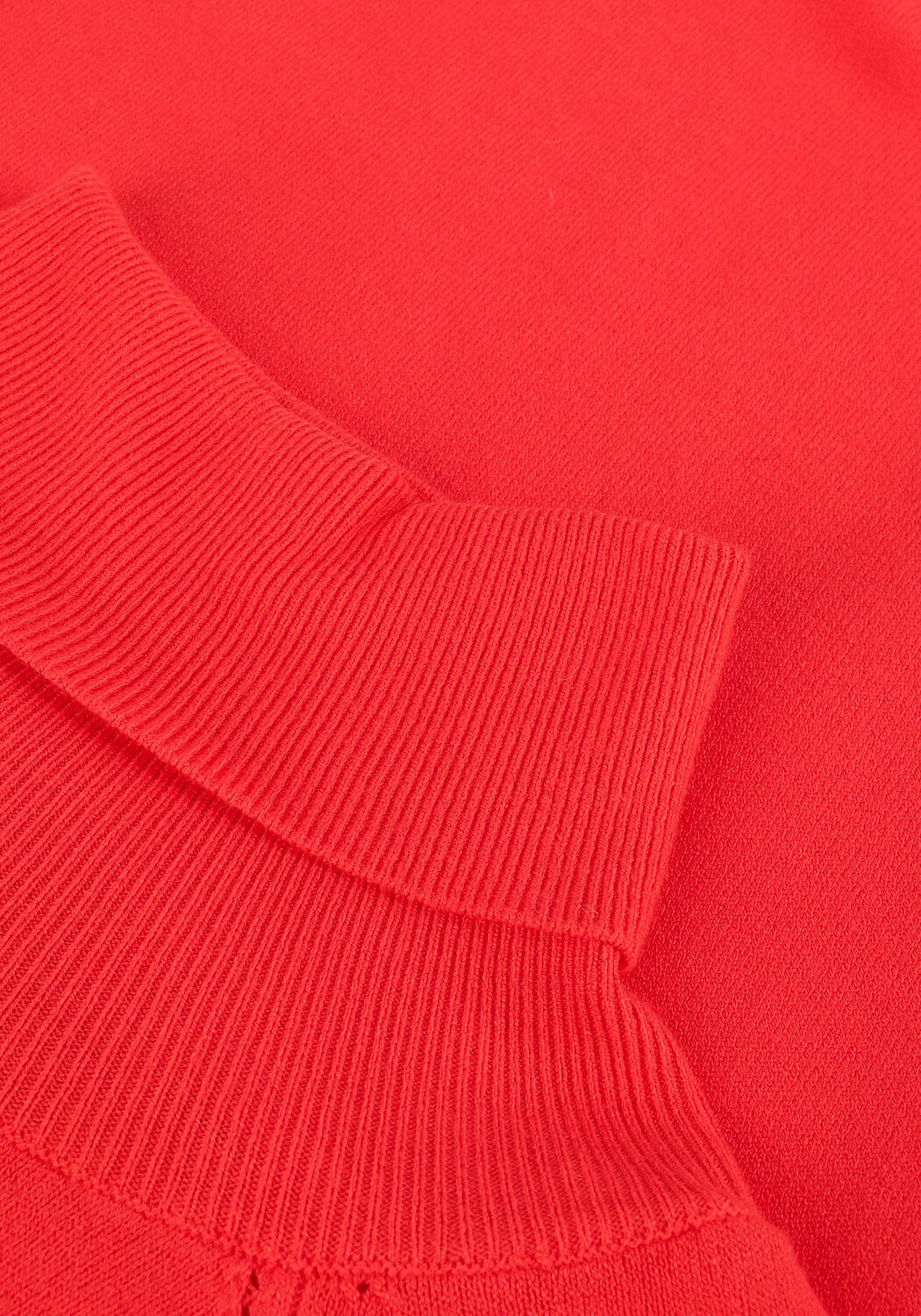 Rote SUMMUM Rollkragenpullover TURTLE NECK SWEATER BASIC KNIT - large