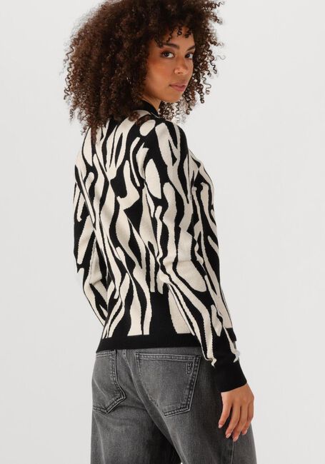 Mehrfarbige/Bunte OBJECT Pullover OBJRAY L/S KNIT PULLOVER AOP - large