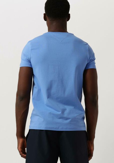 Blaue TOMMY HILFIGER T-shirt STRETCH SLIM FIT TEE - large
