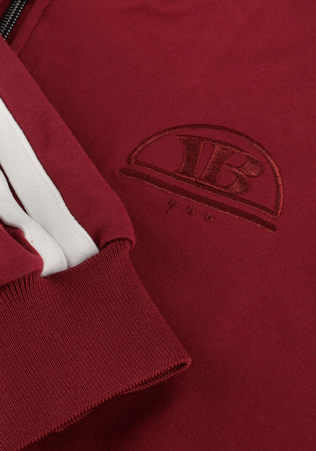 Bordeaux INDIAN BLUE JEANS Strickjacke SPORTY JACKET - large