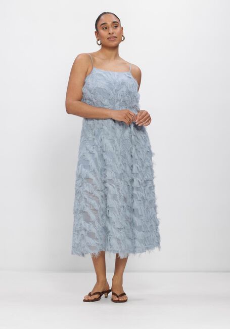 Blaue SELECTED WOMEN Midikleid SLFMYLINE REGULAR MIDI STRAP DRESS - large