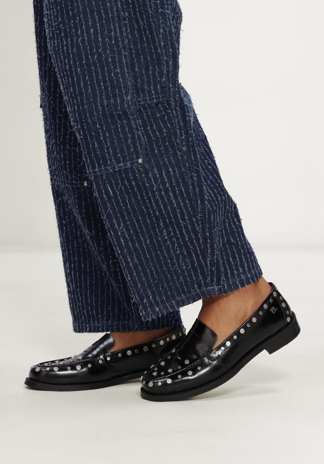 Schwarze BABOUCHE Loafer ELBIE - large