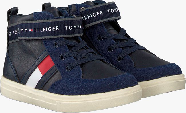 Blaue TOMMY HILFIGER Sneaker LACE UP/VELCRO HIGH TOP - large