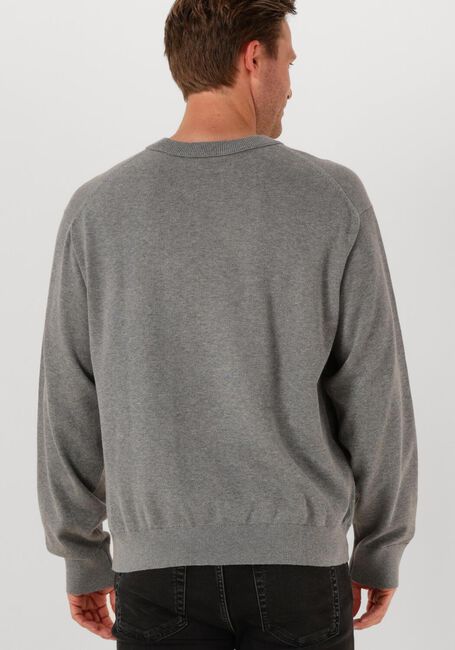 Graue CALVIN KLEIN Pullover LS EZ CORRON CREWNK SWEATER 12GG - large