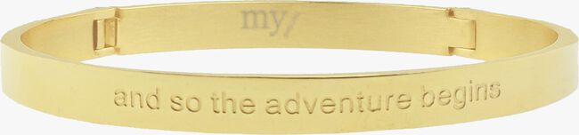 Goldfarbene MY JEWELLERY Armband AND SO THE ADVENTURE BEGINS - large