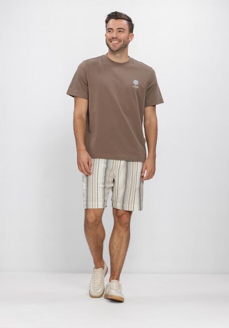 Braune SELECTED MEN Polos & T-Shirts SLHMAX GRAPHIC SS O-NECK TEE - large
