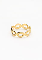 Goldfarbig NOTRE-V Ring OMSS22-026 - medium