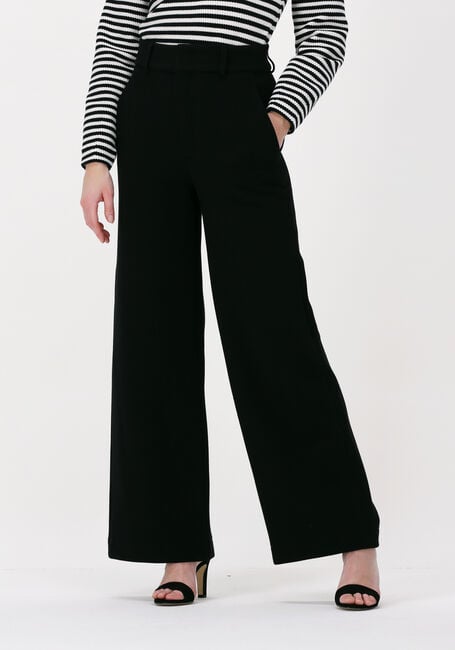 Schwarze VANILIA Weite Hose STRUC TAILORED STRAIGHT - large