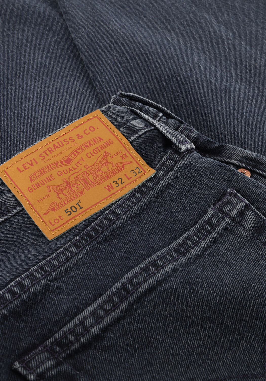 Dunkelblau LEVI'S Straight leg jeans 501 LEVIS ORIGINAL FIT - large