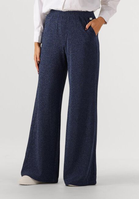Dunkelblau POM AMSTERDAM Weite Hose PANTS - GLITTER DAWN BLUE - large