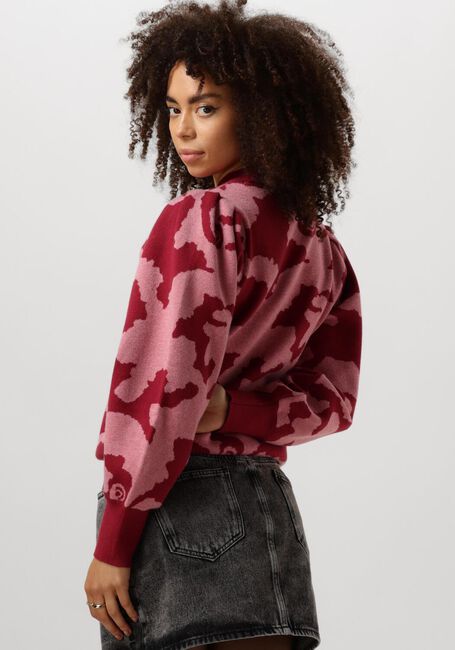 Braune POM AMSTERDAM Pullover CAMO RED - large