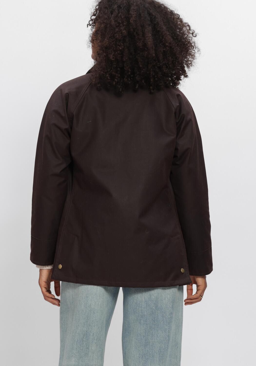 Braune BARBOUR Jack ACORN WAX JACKET - large
