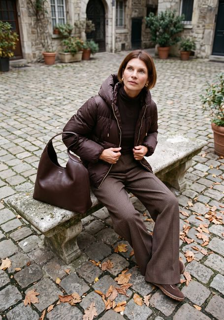 Braune BEAUMONT Wattierte Jack MARIAN JACKET - large