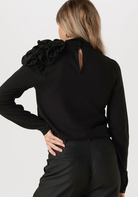 Schwarze JANSEN AMSTERDAM Blusen S181 BLOUSE ARLETTE - large