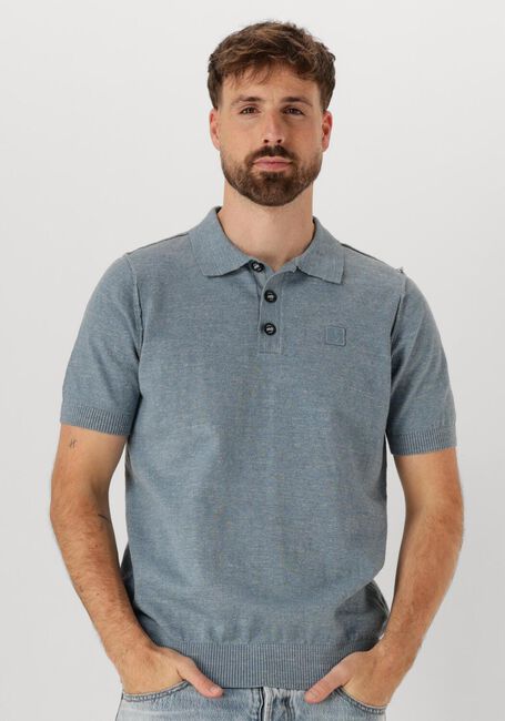 Blaue BUTCHER OF BLUE Polo-Shirt LT CLIFDEN POLO - large