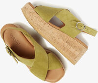 Grüne VIA VAI Flache Sandalen SISSEL RAISE - medium
