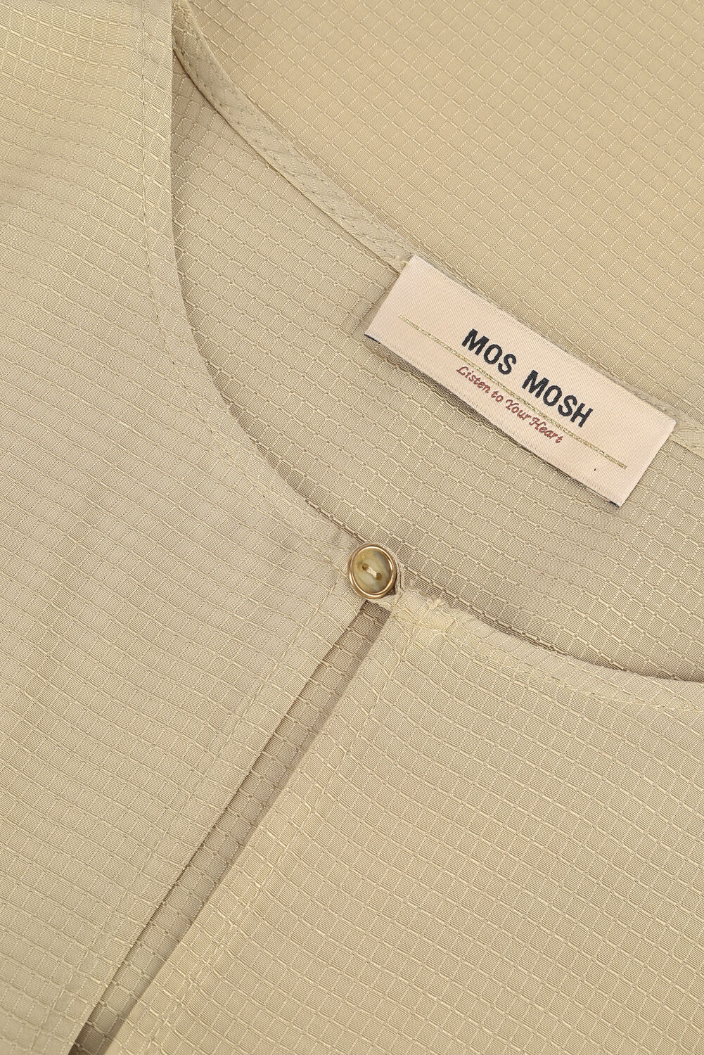 Olive MOS MOSH Top HAINLEY LIGHT RIP BLOUSE - large