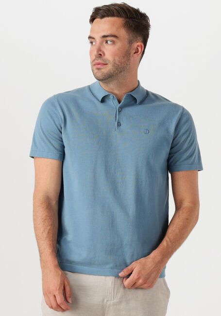 Blaue DSTREZZED Polo-Shirt CAMILO POLO - large