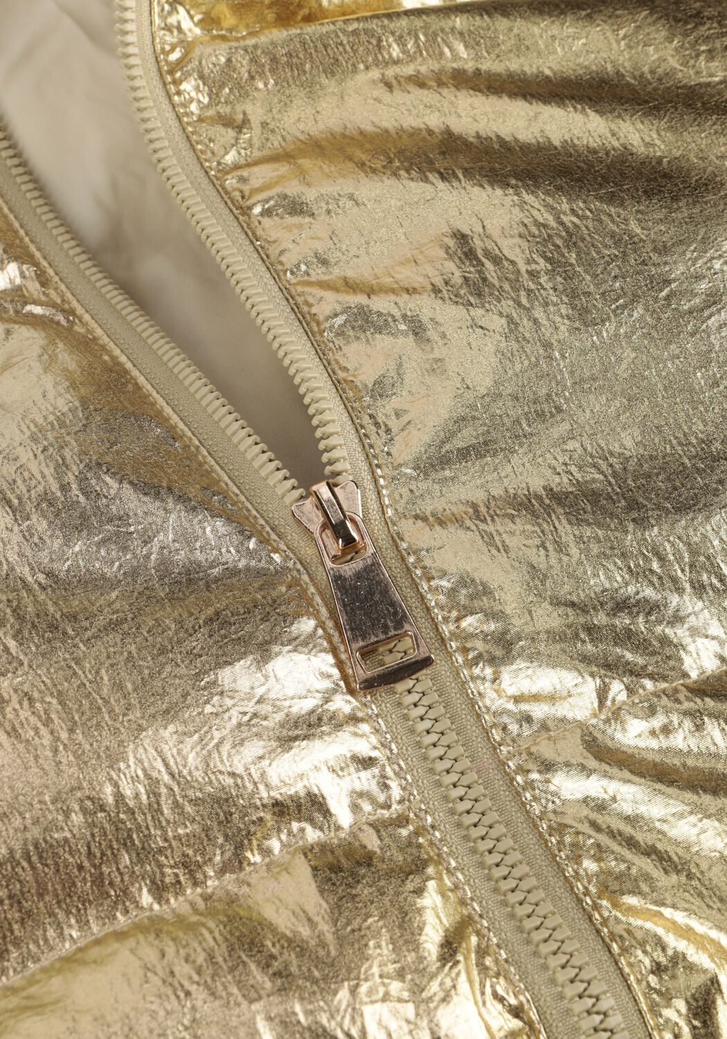 Goldfarbene JANICE Wattierte Jack PUFFER JAS DAMES JAX - large