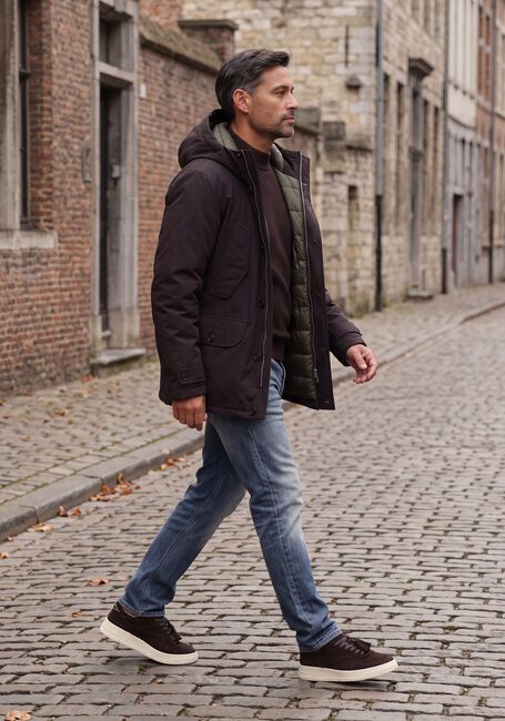 Braune BUTCHER OF BLUE Winterjacken KNOX JACKET - large
