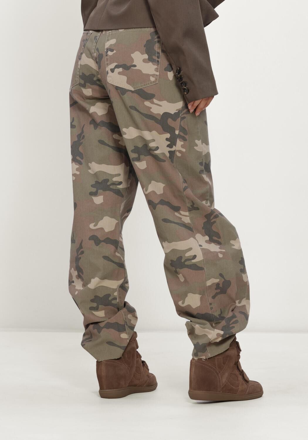 Mehrfarbige/Bunte CATWALK JUNKIE Straight leg jeans CAMO SUPER BARREL FIT JEANS - large
