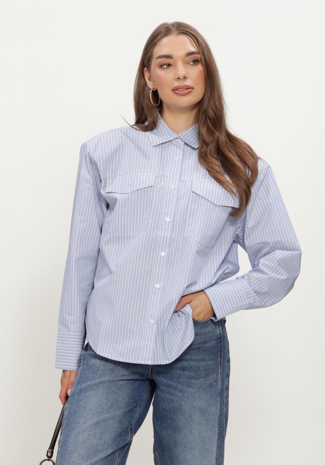 Hellblau NOTRE-V Blusen NV-INGRID - large