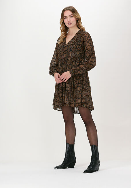 Braune FREEBIRD Minikleid EZRA DRESS - large