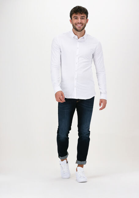 Wei&szlig;e PUREWHITE Casual-Oberhemd ESSENTIAL SHIRT JERSEY - large