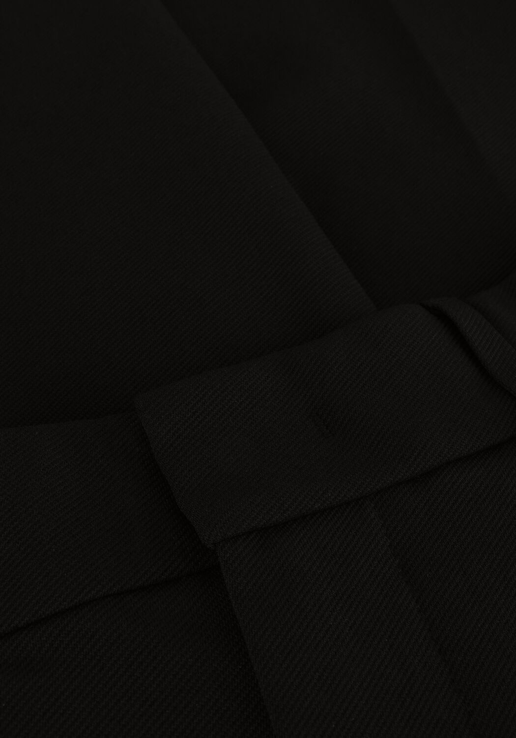 Schwarze VANILIA Hose TWILL PLEATED CHINO - large