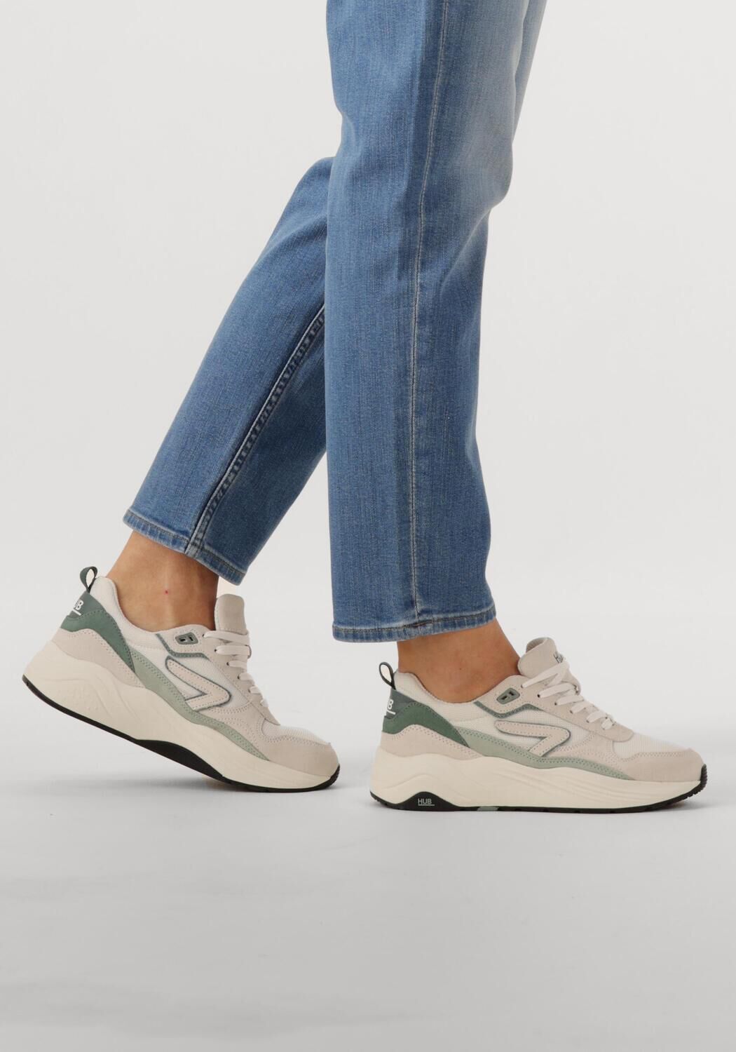 Wei&szlig;e HUB Sneaker Low GLIDE-Z - large