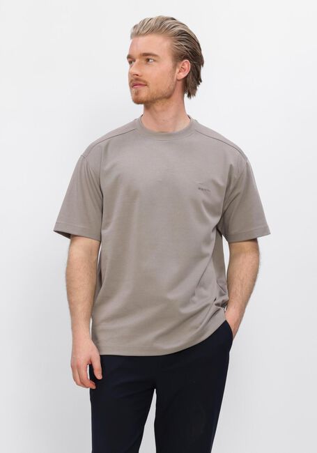 Taupe GENTI T-shirt T-SHIRT SS 1227 - large