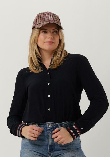 Dunkelblau TOMMY HILFIGER Blusen VIS FLEUR SHIRT LS - large