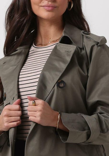 Olive MY ESSENTIAL WARDROBE Trenchcoats MIRAMW SHORT TRENCHCOAT - large