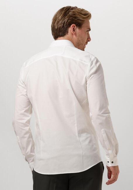 Weiße CAST IRON Casual-Oberhemd LONG SLEEVE SHIRT TWILL JERSEY 2 TONE - large