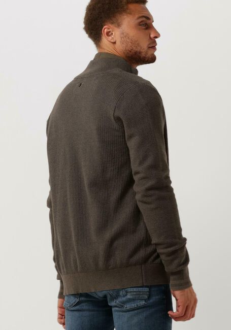 Grüne PME LEGEND Strickjacke ZIP JACKET COTTON KNIT - large