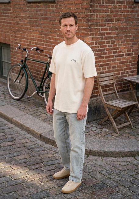 Nicht-gerade weiss WOODBIRD T-shirt WBBAINE WAFFEL TEE - large
