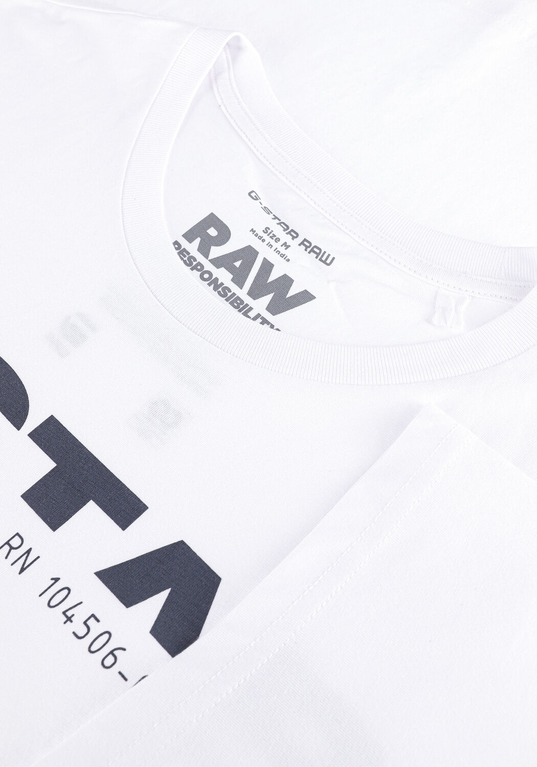 Wei&szlig;e G-STAR RAW T-shirt ORIGINALS R T - large