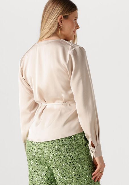 Beige NEO NOIR Blusen CAPRINA HEAVY SATEEN BLOUSE - large