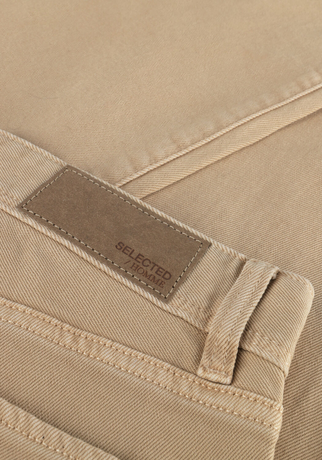 Braune SELECTED MEN Slim fit jeans SLH196-STRAIGHTSCOTT 3335 COLORED JNS W - large