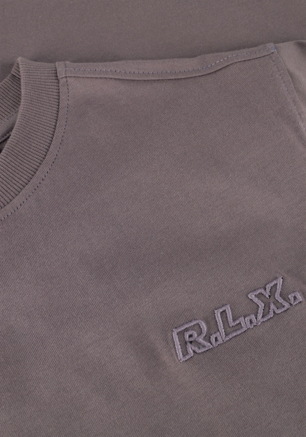 Braune RELLIX T-shirt OVERSIZED T-SHIRT EMBROIDERY - large