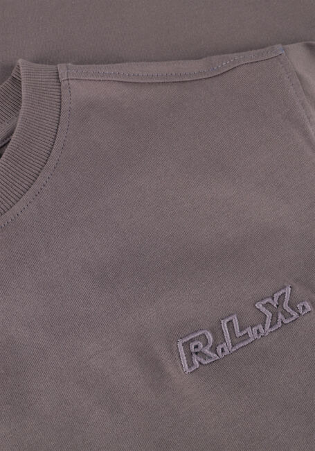 Braune RELLIX T-shirt OVERSIZED T-SHIRT EMBROIDERY - large