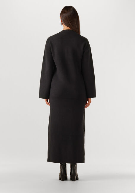 Schwarze Y.A.S. Maxikleid YASELMA LS LONG KNIT DRESS - large
