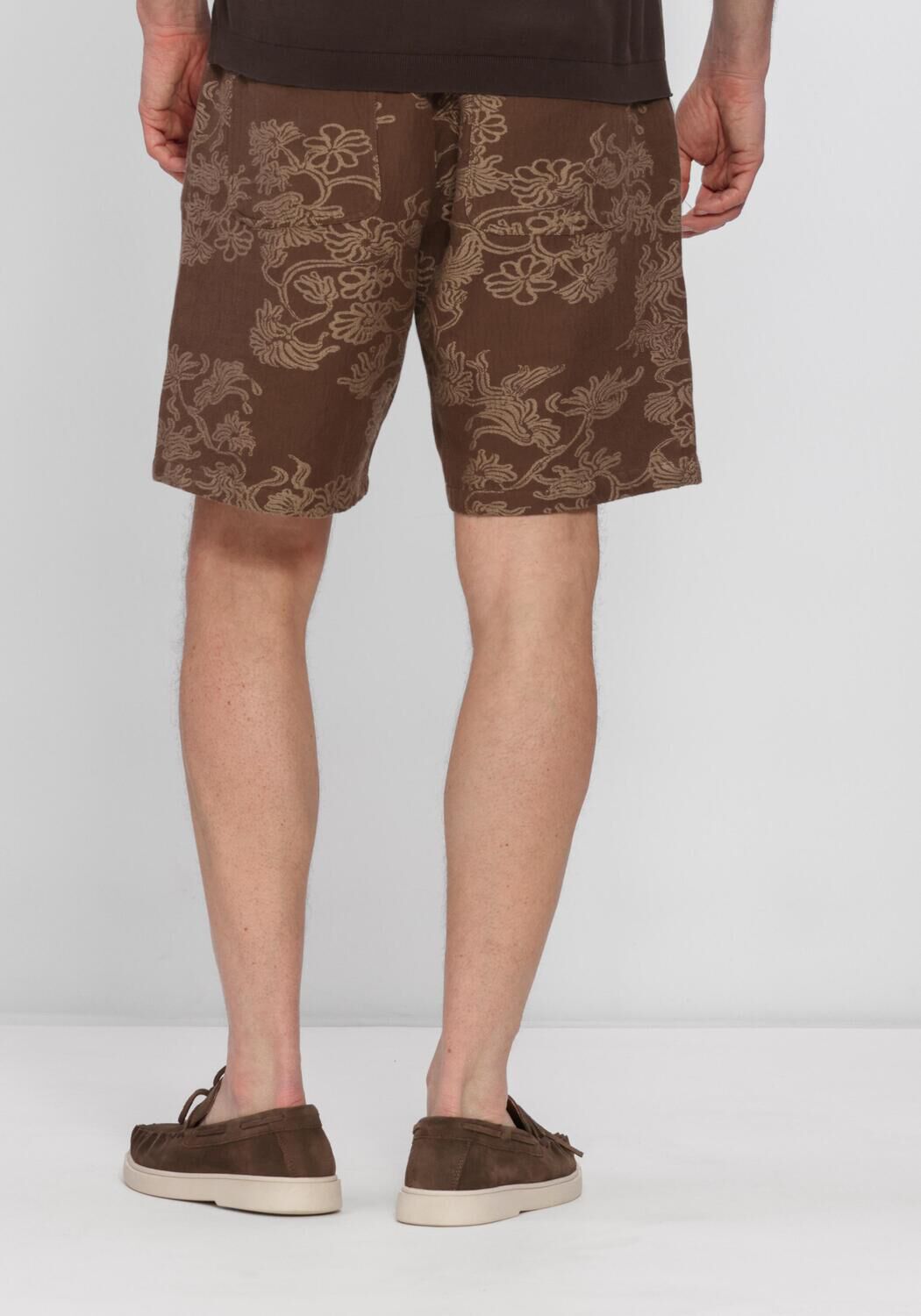 Beige ANERKJENDT Kurze Hose AKJAN JACQ SHORTS - large