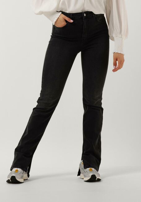 Schwarze CO'COUTURE Straight leg jeans DENNY SLIT JEANS - large