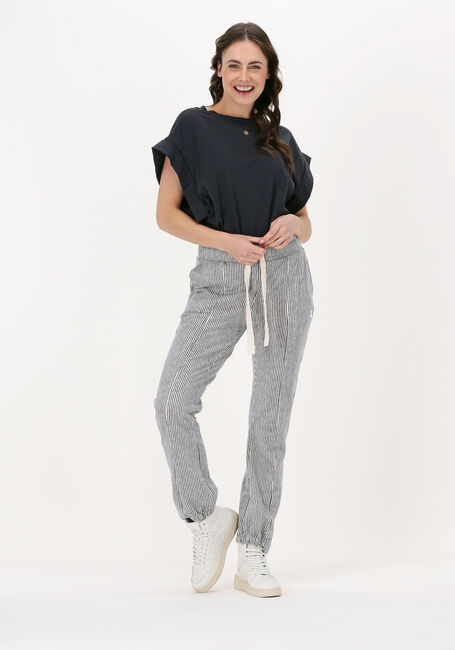 Dunkelgrau 10DAYS Top WIDE TEE EYELET - large