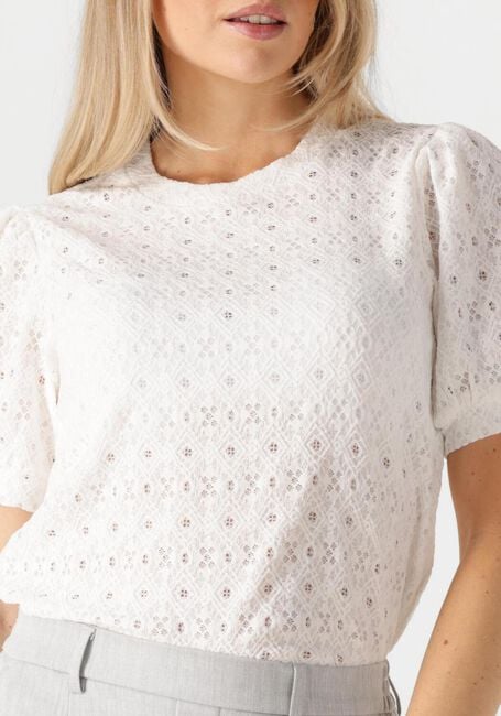 Weiße OBJECT T-shirt OBJLAILA S/S RE TOP - large