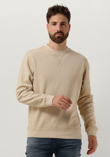 Beige SCOTCH & SODA Sweatshirt GARMENT-DYED STRUCTURED SWEATSHIRT - large
