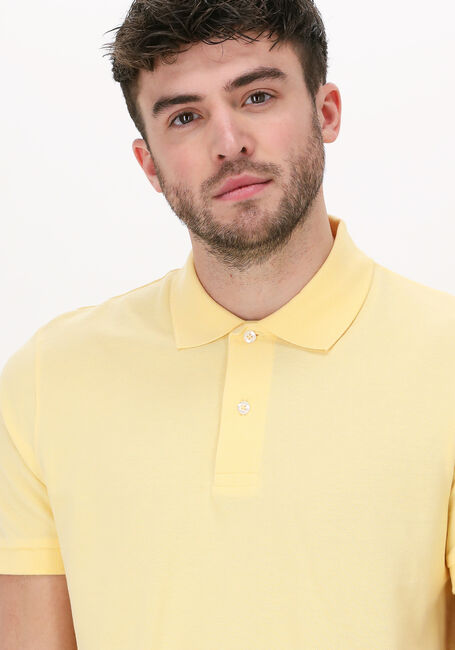 Gelbe SELECTED HOMME Polo-Shirt SLHNEO SS POLO S - large