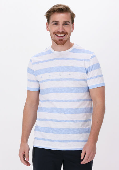 Blau/weiß gestreift GENTI T-shirt J5029-1222 - large